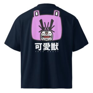 t-shirt ample en coton biologique marine